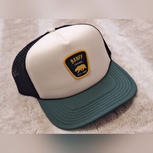 Legacy Banff Trucker Hat - White and Green